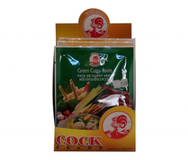 Cock Brand- Zelená kari pasta 50 g