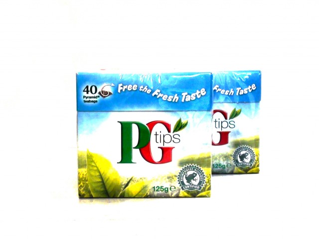 PG tip - Čierny čaj 125g porciovaný