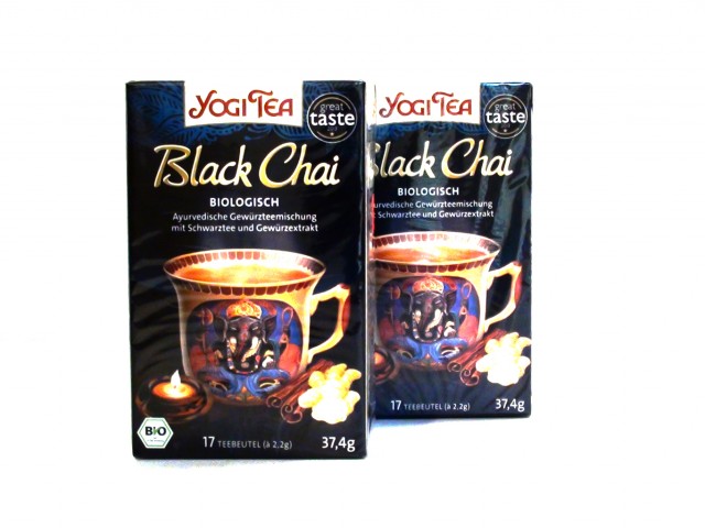 YogiTea-Čierny bio čaj 37,4g porciovaný