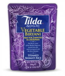 Tilda- Dusen basmati rya "Zeleninov biryani" 250g