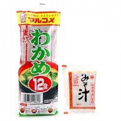 Misoshiru Wakame- Instantn Miso poliovka s riasami Wakame 216g