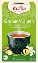 YogiTea-Zelen rno bio aj 30,6g porciovan